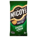 McCoy’s Cheddar & Onion Flavour Crisps (6 Pack)