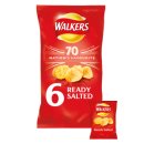 Walkers Ready Salted Crisps (6 Pack)