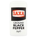 Saxa Ground Black Pepper 25g