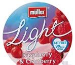 Muller Light Fat Free Raspberry & Cranberry Yogurt