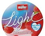 Muller Light Fat Free Strawberry Yogurt