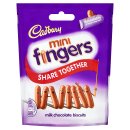 Cadbury Mini Fingers Milk Chocolate Biscuits 125g