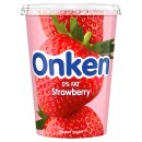 Onken (Fat Free) Strawberry Yogurt 450g